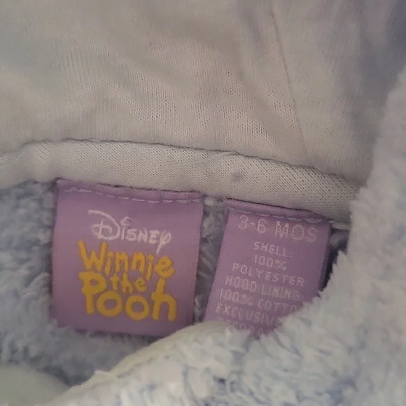 Disney 🔥Rare Winnie the Pooh Hello Tigger cozy hooded costume - Picture 3 of 6
